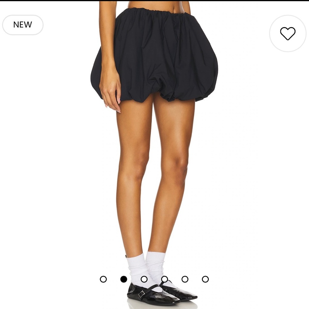 Revolve black bubble skirt